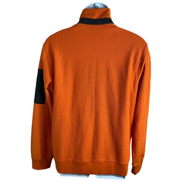 Victorinox Tailored Fit Full Zip Jacket Mens Size M Orange Sweatshirt - Picture 8 of 10